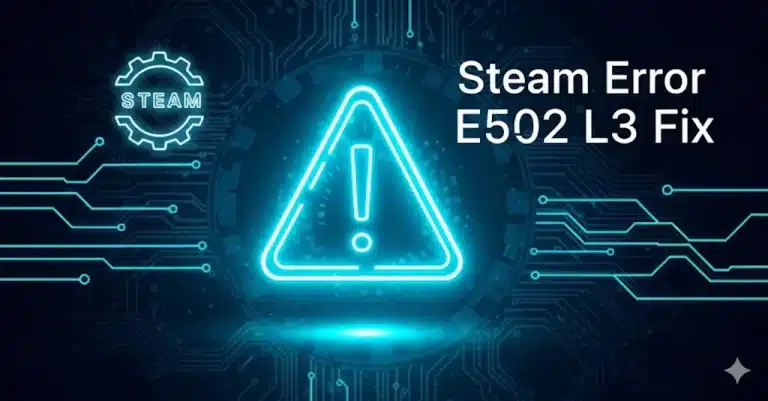 Steam Error E502 L3: What It Is and How I Fixed It