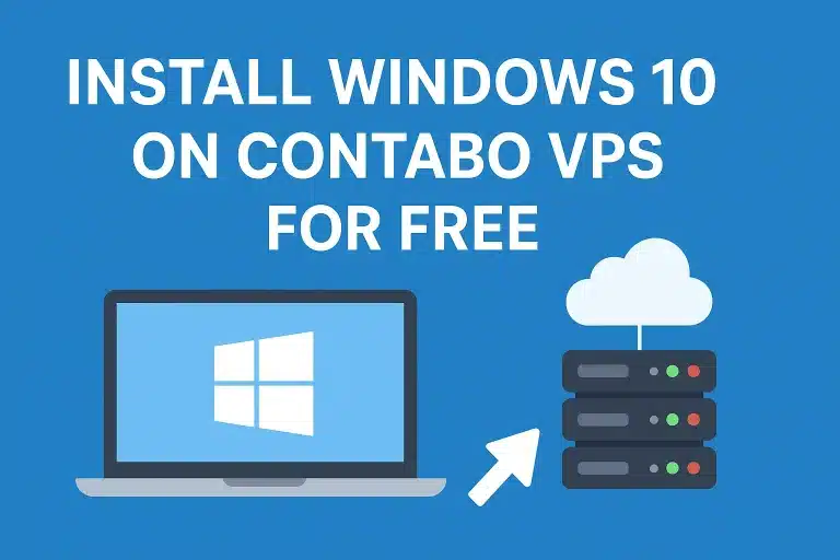 install windows 10 contabo