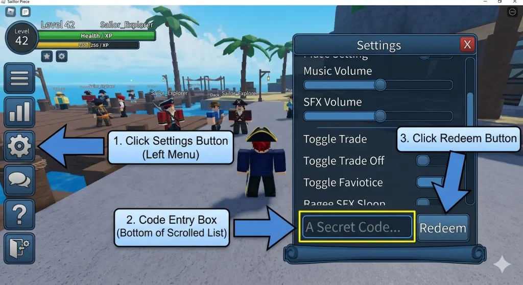 All Active Sailor Piece Codes (May 2026) Sailor Piece Codes
