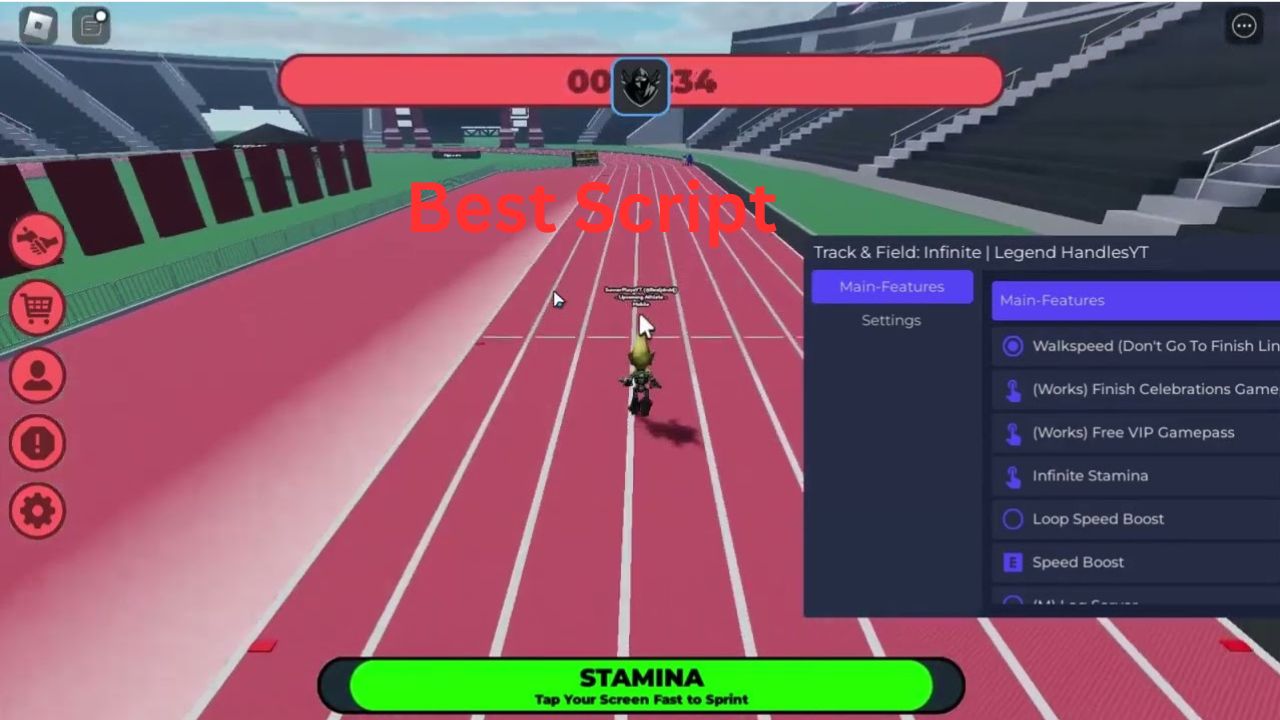 Track And Field Infinite Script